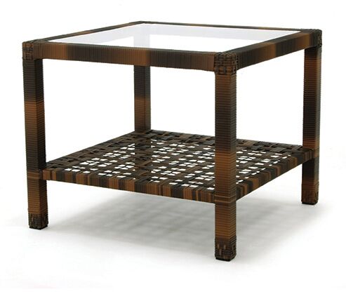 ASTOR End Table with Glass Top