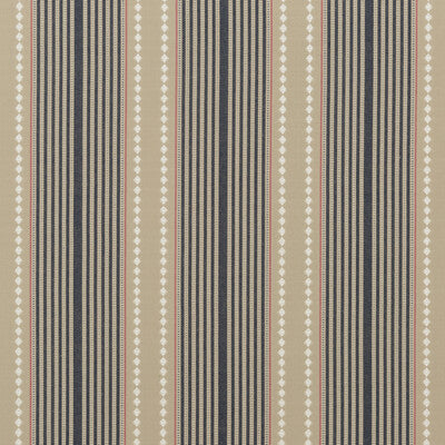 Brighton Stripe-Indigo/Linen