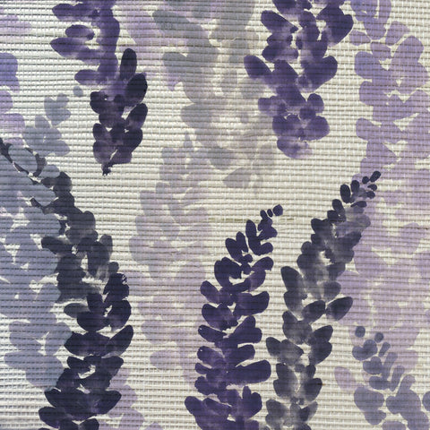 Frances-Lavender Sisal Grasscloth Brill