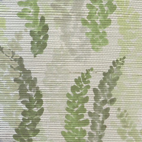 Frances-Leaf Sisal Grasscloth Brill