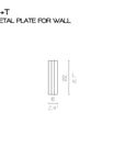 G+T Metal Plate for Wall