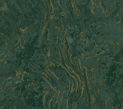 KT2222 Polished Marble Wallpaper-Green