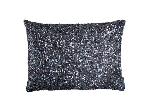 Jewel Sm. Rect. Pillow / Silver Beads 12X16