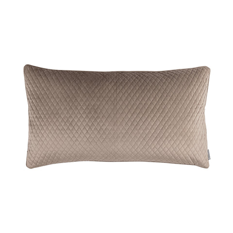 Valentina Quilted King Pillow Buff 20x36