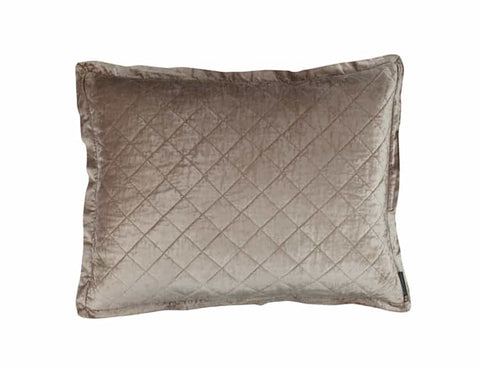 Chloe Standard Pillow / Champagne Velvet 20X26