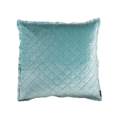 Chloe European Pillow / Sea Foam Velvet 26X26