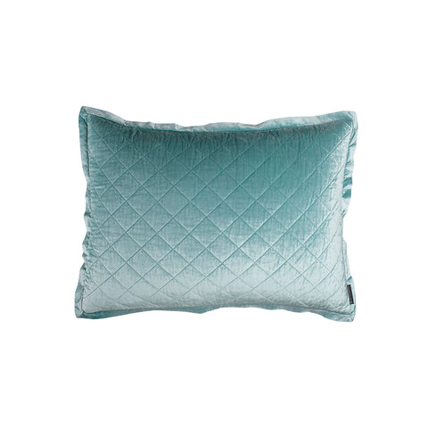 Chloe Standard Pillow / Sea Foam Velvet 20X26
