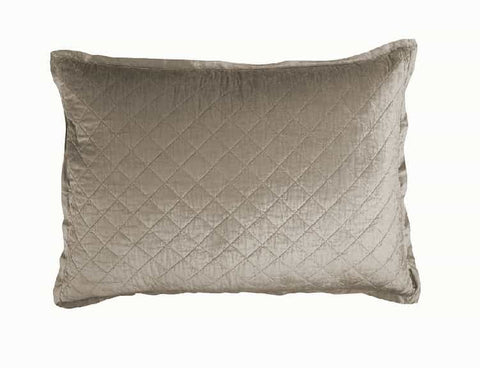 Chloe Luxe European Pillow / Fawn Velvet 27X36