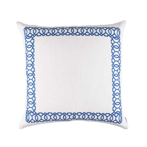 Magic European Pillow White / Azure 28X28