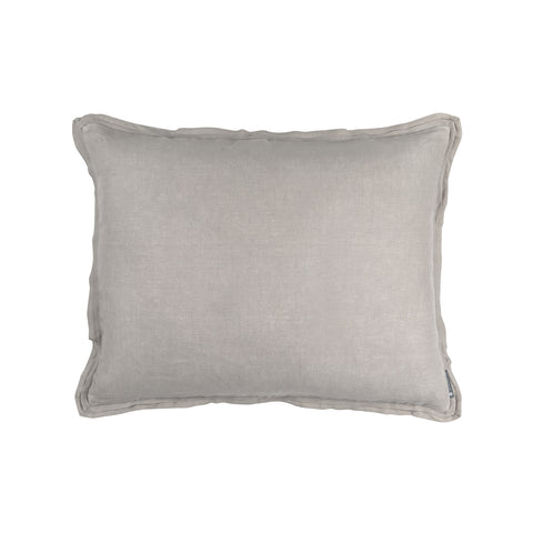 Bloom Standard Double Flange Pillow Raffia Linen 20X26 (Insert Included)