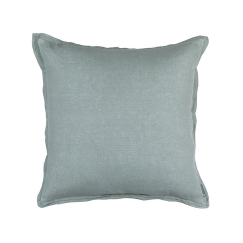 Bloom Euro Double Flange Pillow Sky Linen 26X26 (Insert Included)
