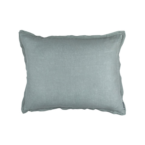 Bloom Standard Double Flange Pillow Sky Linen 20X26 (Insert Included)
