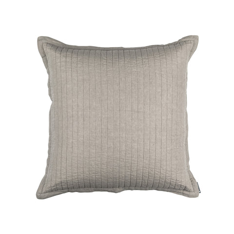 Tessa Quilted Euro Pillow Raffia Linen 26X26 (Insert Included)