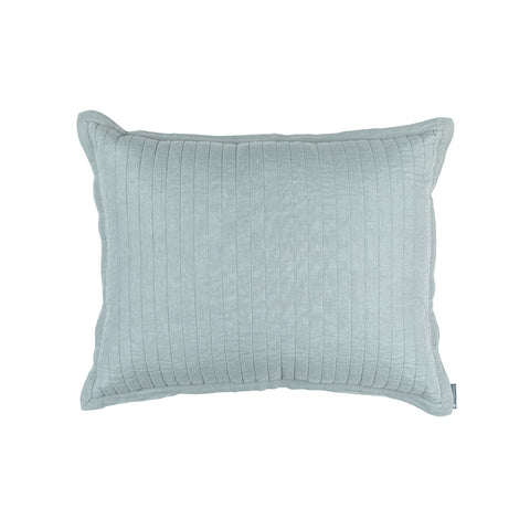Tessa Quilted Standard Pillow Sky Linen 20X26 (Insert Included)