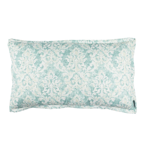 Milan King Pillow Spa Faded Damask Venetian Linen 20X36 (Insert Included)