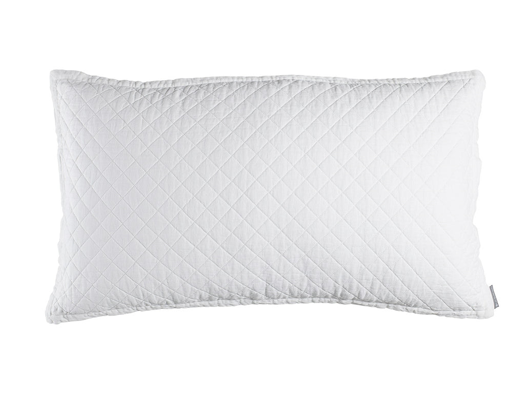 Emily King Pillow / White Linen 20X36