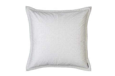 Laurie European Pillow Solid Ivory Basketweave 26X26 (Insert Included)