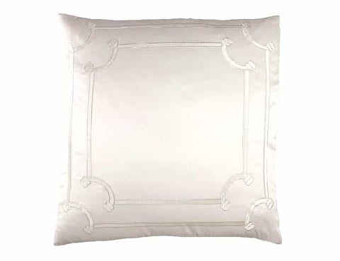 Vendome European Pillow / Ivory S&S / Ivory Velvet 26X26