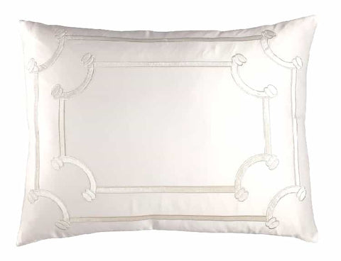 Vendome Standard Pillow / Ivory S&S / Ivory Velvet 20X26
