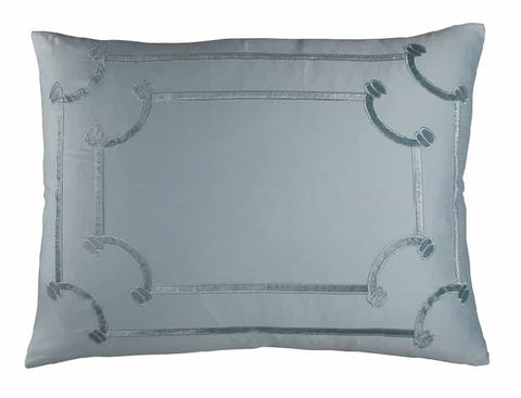 Vendome Standard Pillow / Sea Foam S&S / Sea Foam Velvet 20X26