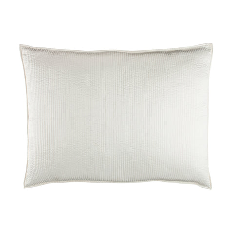 Retro Luxe Euro Pillow / Ivory S&S 27X36