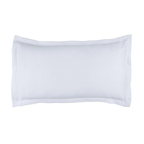 Gigi King Matelassé Pillow White Cotton 20X36
