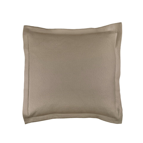 Gigi Euro Matelassé Pillow Taupe Cotton 26X26