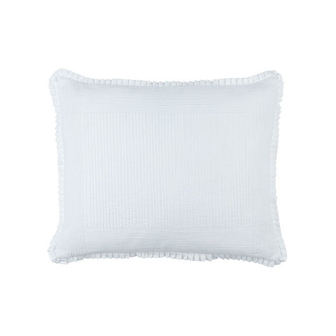 Battersea Standard Pillow White Cotton 20X26 (Insert Included)