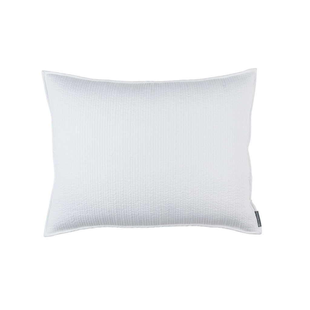 Retro Standard Pillow White Cotton 20X26 (Insert Included)
