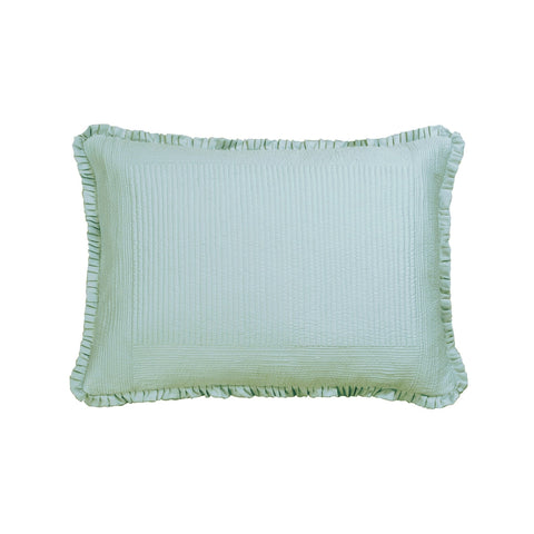 Battersea Standard Pillow / Sea Foam S&S 20X26