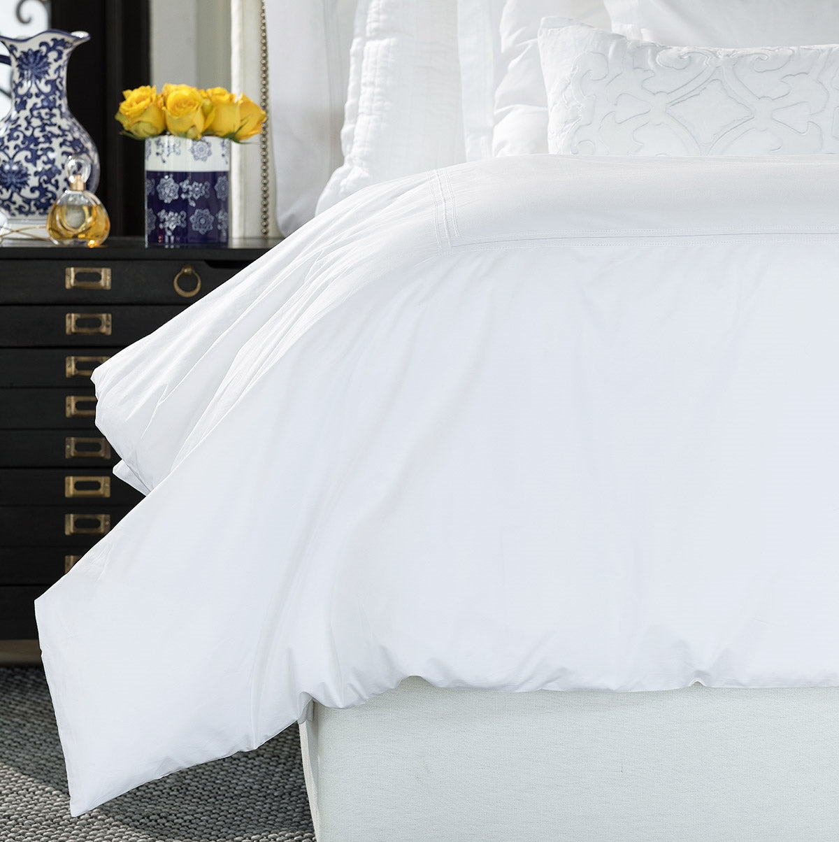 Bella King 300Tc Duvet White Cotton 112X98 (No Insert)