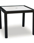 Marbella Square Dining Table 36 with Glass