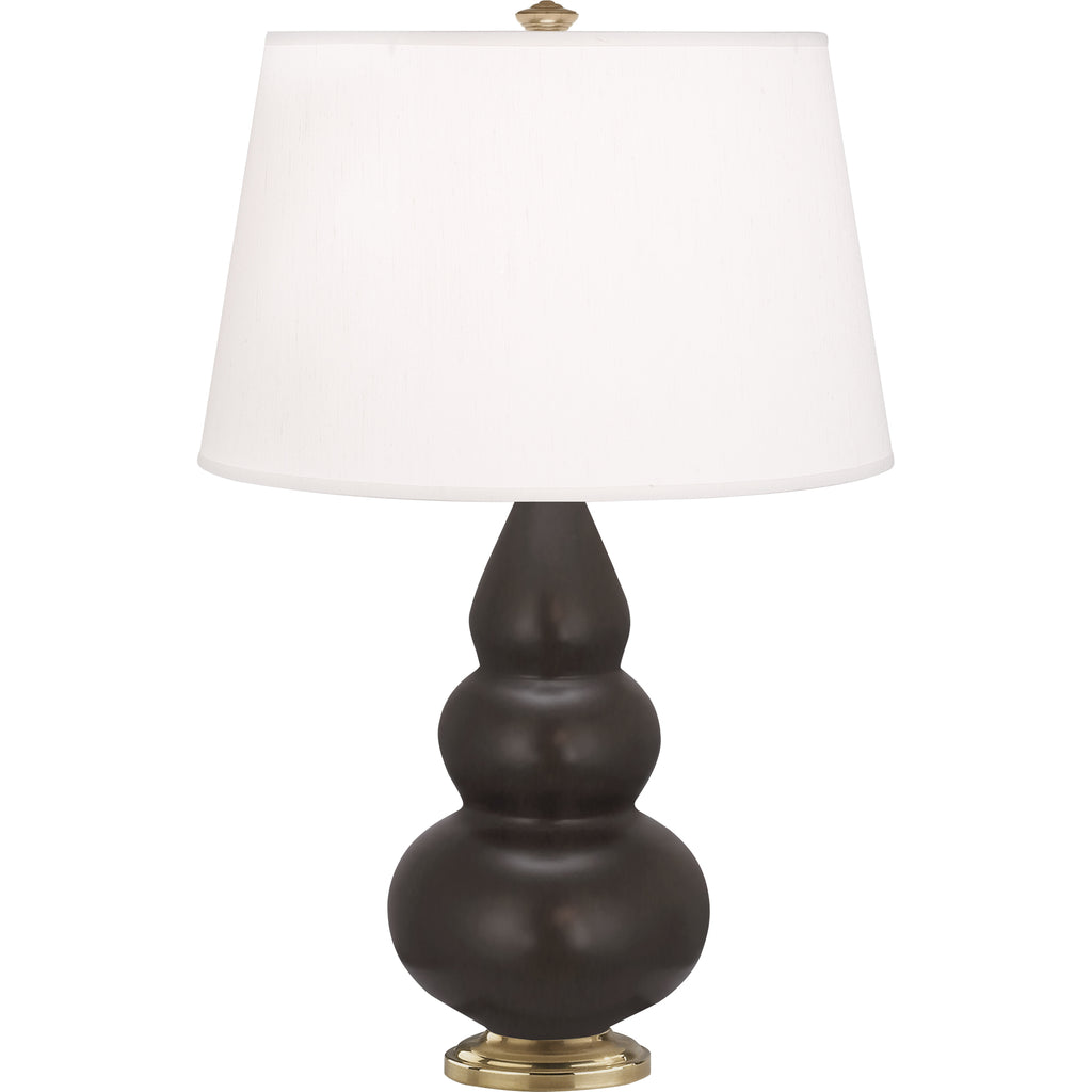 MCF30 Matte Coffee Small Triple Gourd Accent Lamp
