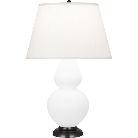 MLY57 Matte Lily Double Gourd Table Lamp