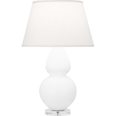 MLY62 Matte Lily Double Gourd Table Lamp