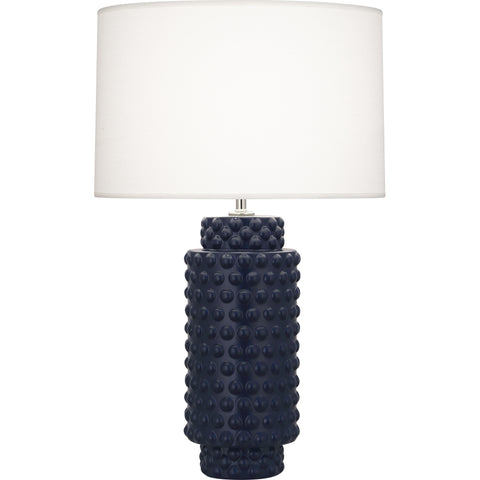 MMB08 Matte Midnight Blue Dolly Table Lamp
