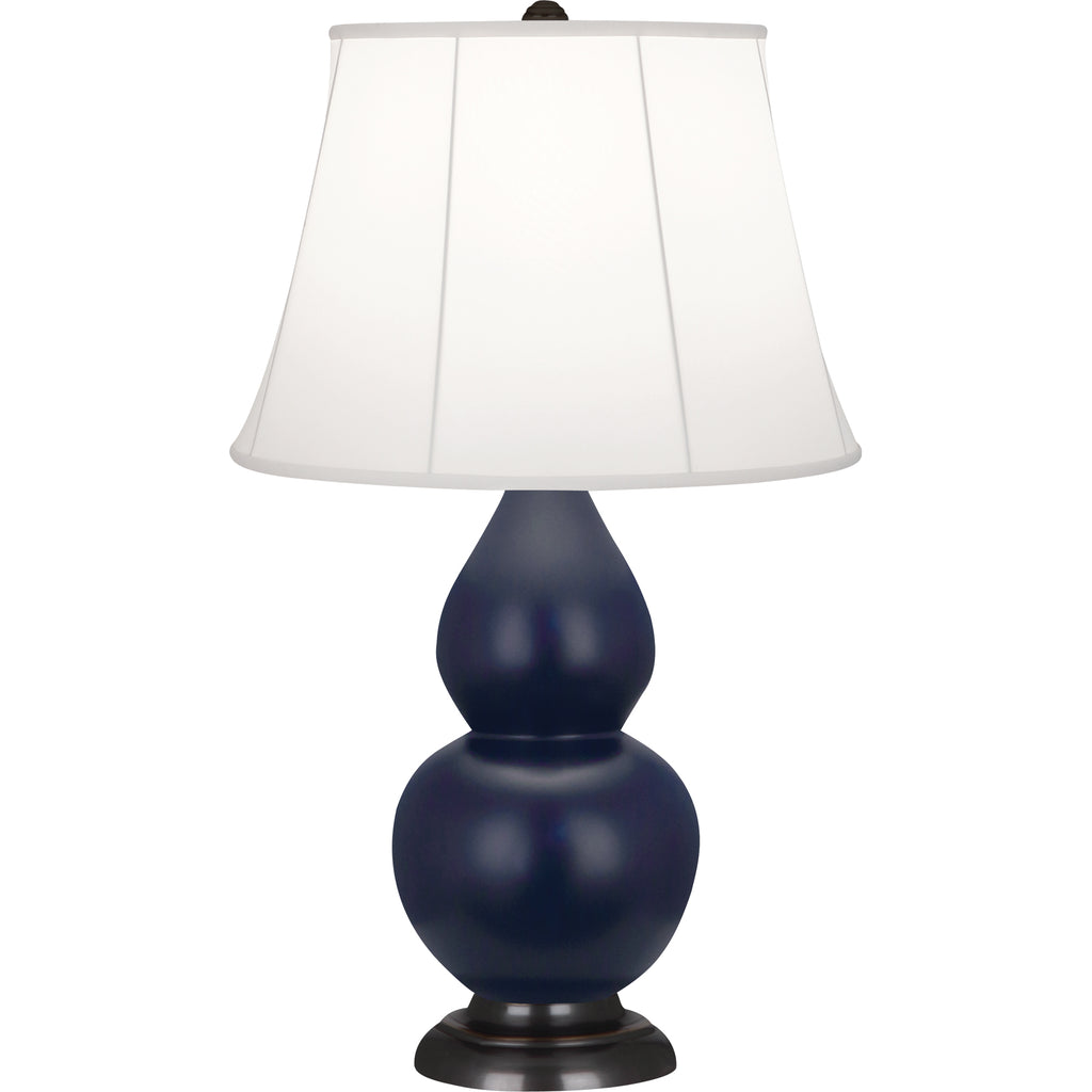 MMB11 Matte Midnight Blue Small Double Gourd Accent Lamp