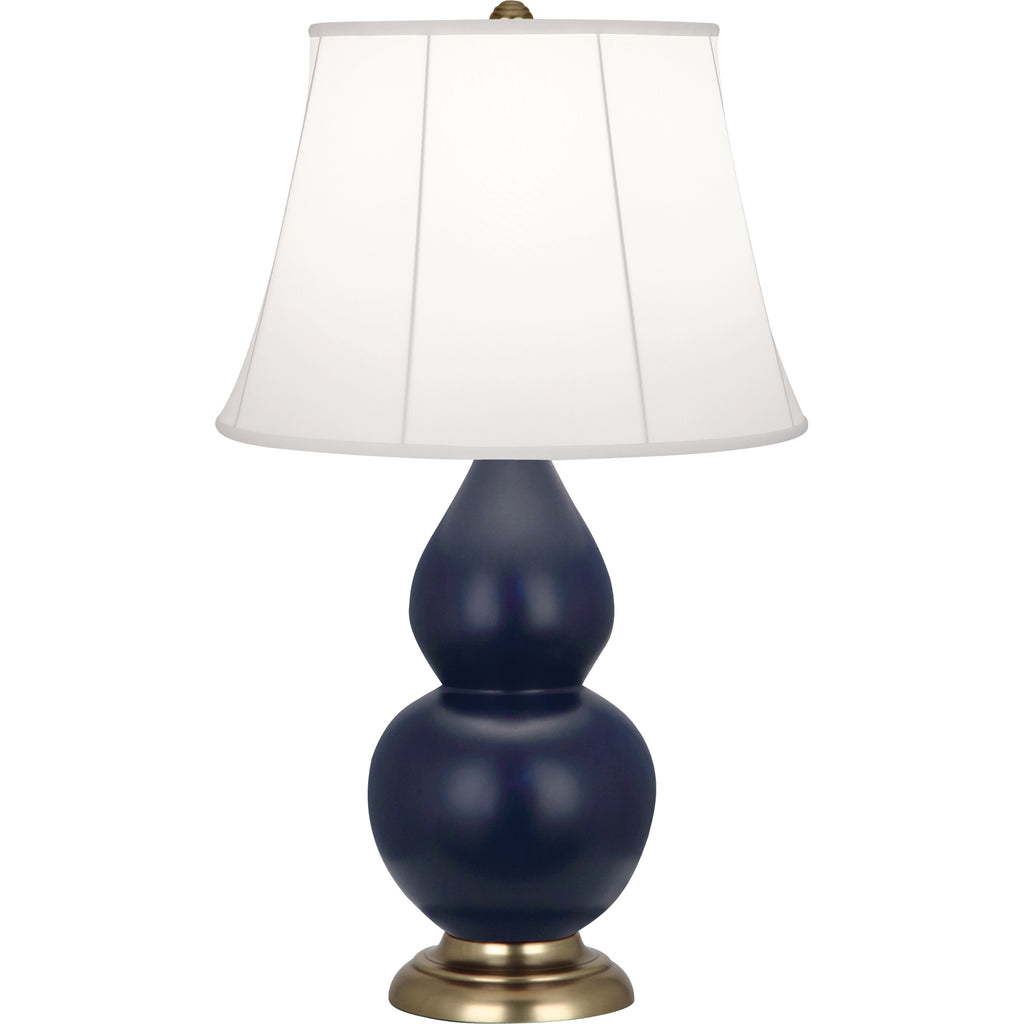 MMB14 Matte Midnight Blue Small Double Gourd Accent Lamp