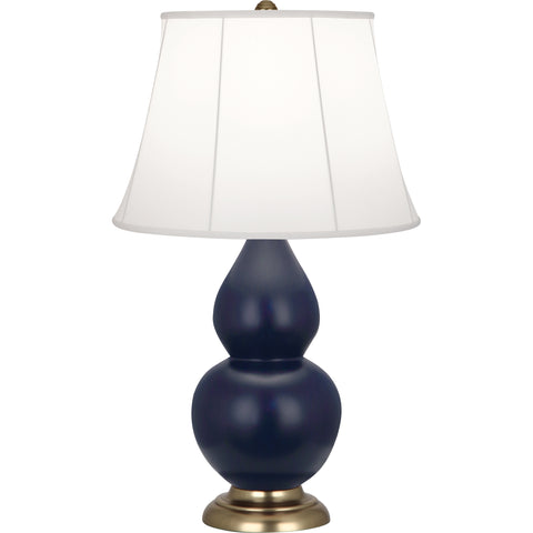 MMB14 Matte Midnight Blue Small Double Gourd Accent Lamp