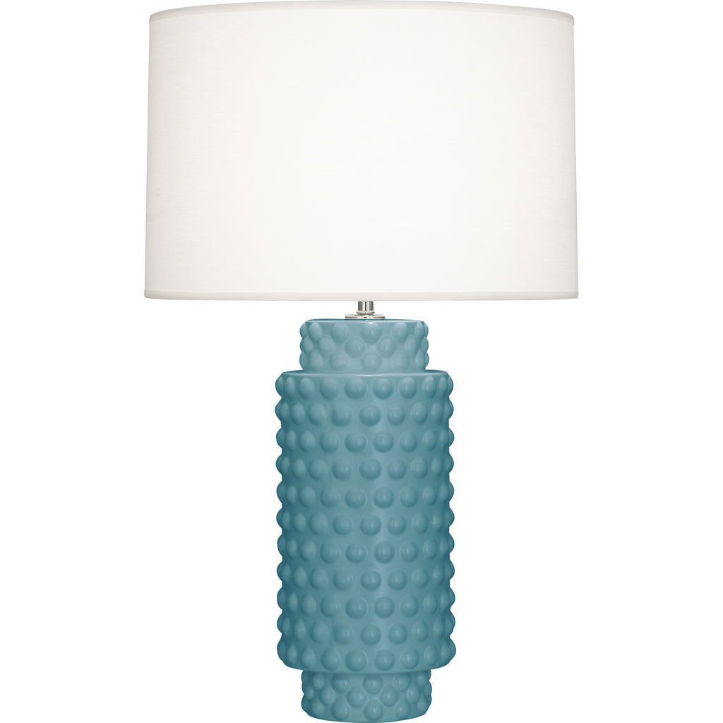 MOB08 Matte Steel Blue Dolly Table Lamp