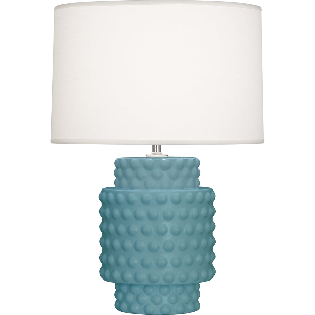 MOB09 Matte Steel Blue Dolly Accent Lamp