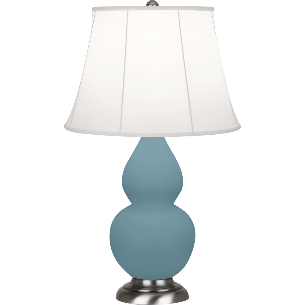 MOB12 Matte Steel Blue Small Double Gourd Accent Lamp