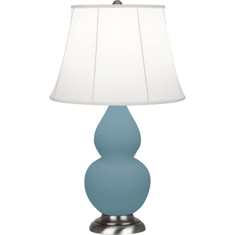 MOB12 Matte Steel Blue Small Double Gourd Accent Lamp