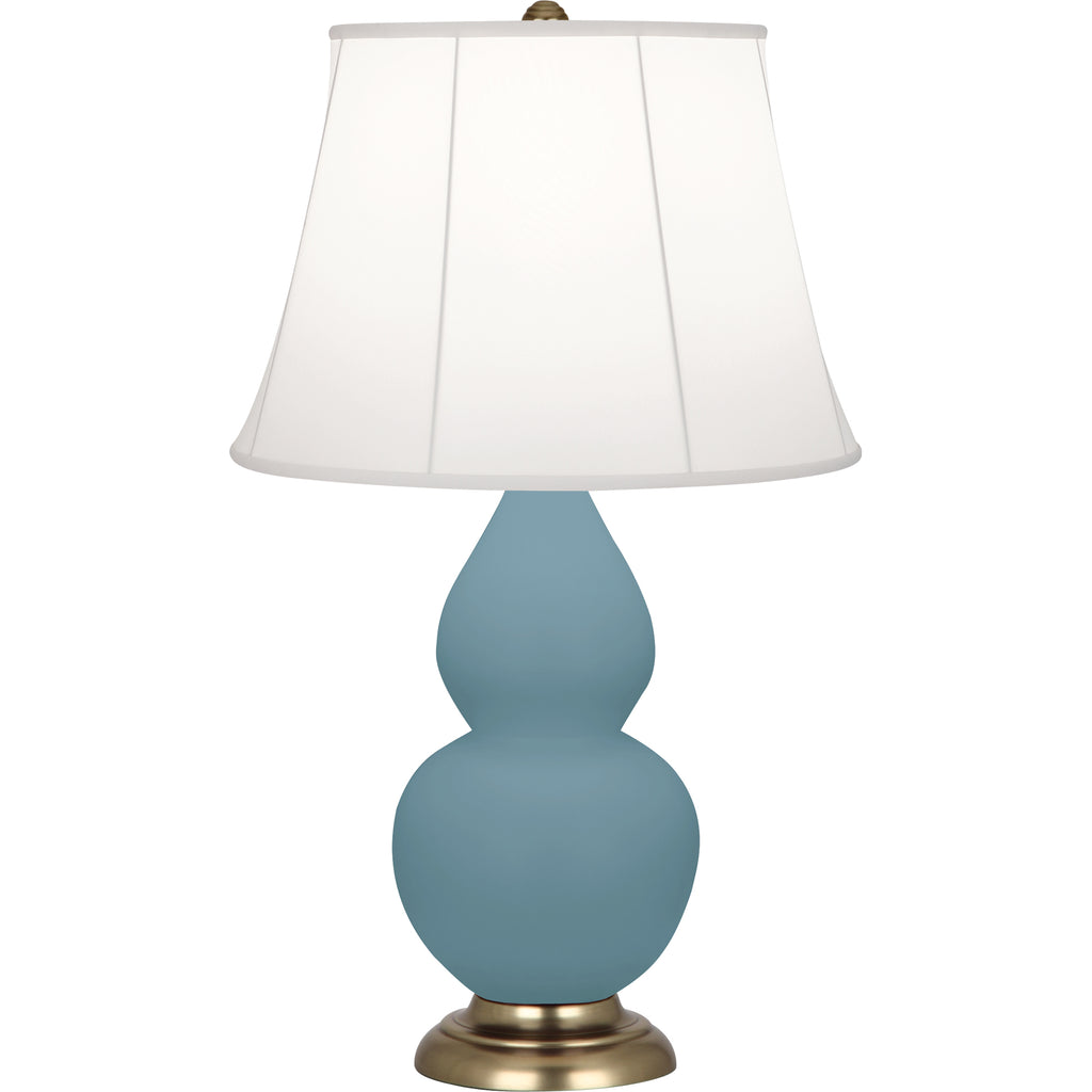 MOB14 Matte Steel Blue Small Double Gourd Accent Lamp