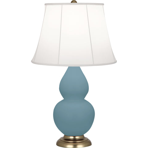 MOB14 Matte Steel Blue Small Double Gourd Accent Lamp