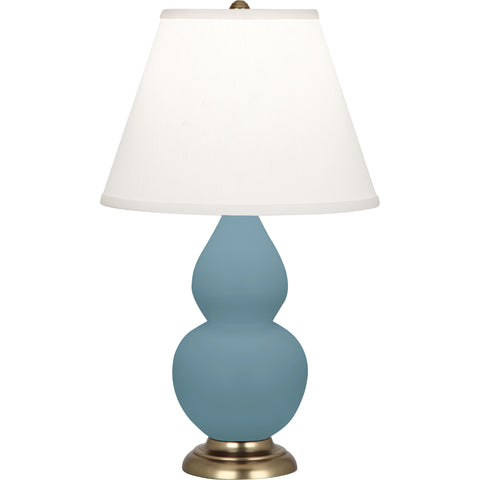 MOB50 Matte Steel Blue Small Double Gourd Accent Lamp