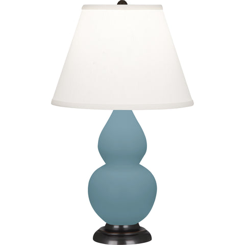 MOB51 Matte Steel Blue Small Double Gourd Accent Lamp