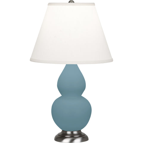 MOB52 Matte Steel Blue Small Double Gourd Accent Lamp