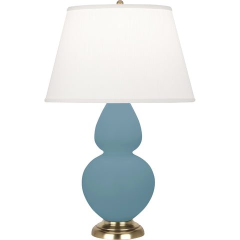 MOB55 Matte Steel Blue Double Gourd Table Lamp