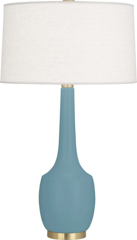 MOB70 Matte Steel Blue Delilah Table Lamp